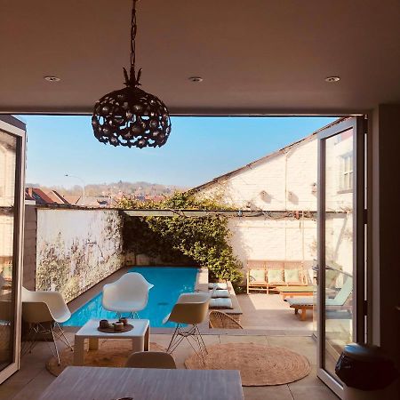 Karaktervolle Woning Met Zwembad Te Ronse Villa Екстериор снимка